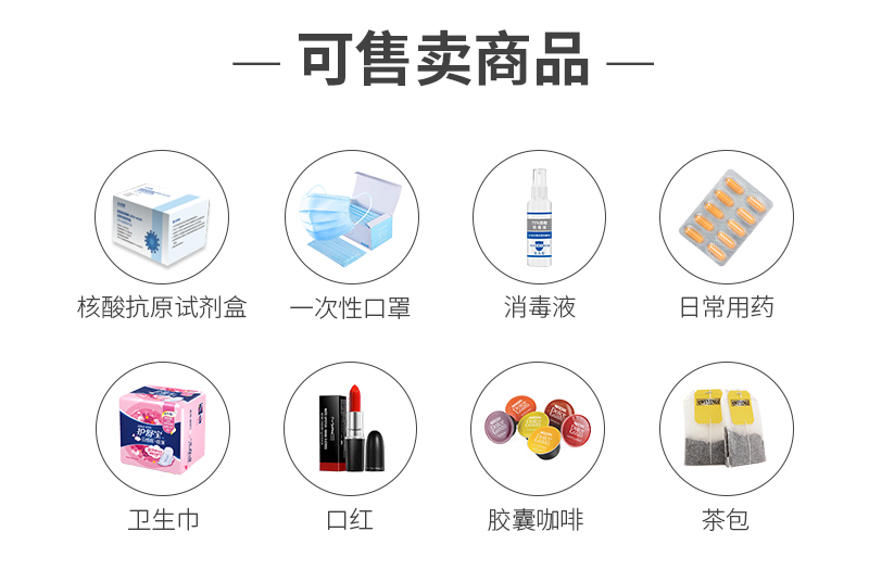 自動售貨機可售賣商品